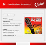 Cuerdas Para Bajo Sexto Selene 900-S Entorchado Alpaca
