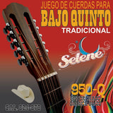 Cuerdas Para Bajo Quinto Selene 950-BQ Entorchado Bronce 80/20