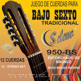 Cuerdas Para Bajo Sexto Selene 950-BS Entorchado Bronce 80/20