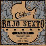 Cuerdas Para Bajo Sexto Selene AZBS Entorchado Negro Azabache