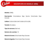 Cuerdas Para Bajo Quinto Selene GRBQ Entorchado Rojo Granate