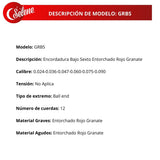Cuerdas Para Bajo Sexto Selene GRBS Entorchado Rojo Granate