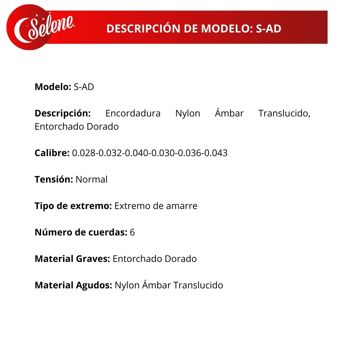 Cuerdas De Color Selene S-AD Para Guitarra