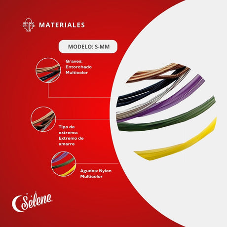 Cuerdas De Color Selene S-MM Para Guitarra