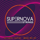 Cuerdas Para Guitarra Electroacústica Supernova SNT-A Bronce 80/20