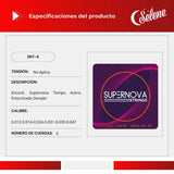 Cuerdas Para Guitarra Electroacústica Supernova SNT-A Bronce 80/20
