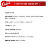 Cuerdas Para Guitarra Eléctrica 09-42 Supernova SNT-E Acero Inoxidable