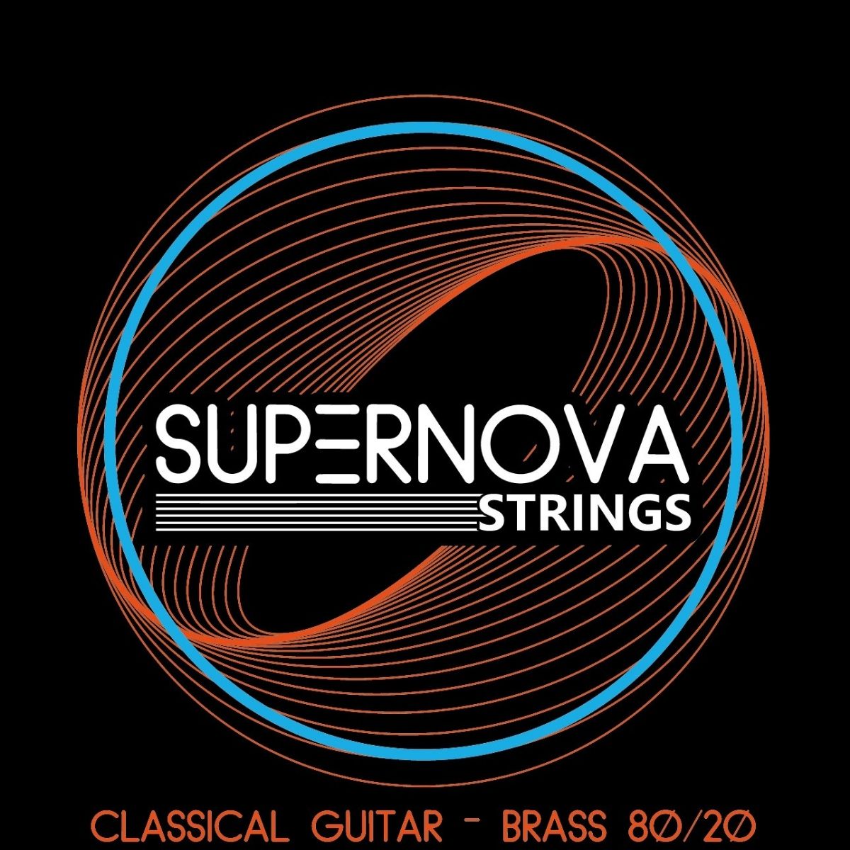 Cuerdas Para Guitarra Tipo Estudio Supernova SNT-N Nylon Negro