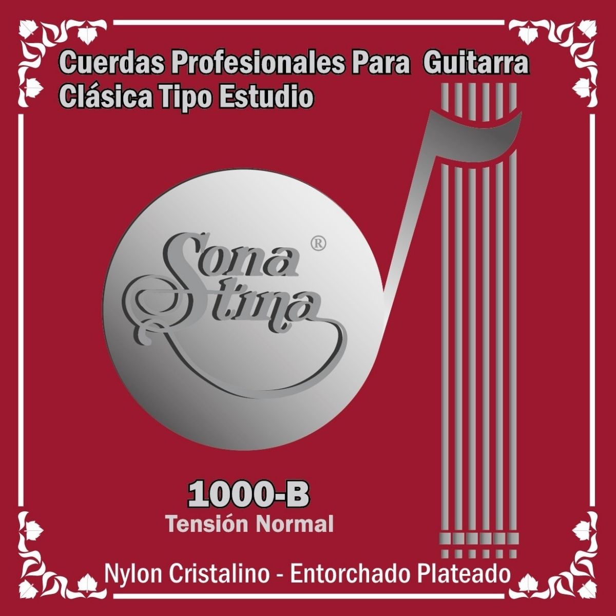 Premier 1000-B Tensión Normal Cuerdas Para Guitarra Clásica