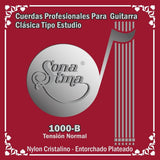 Premier 1000-B Tensión Normal Cuerdas Para Guitarra Clásica