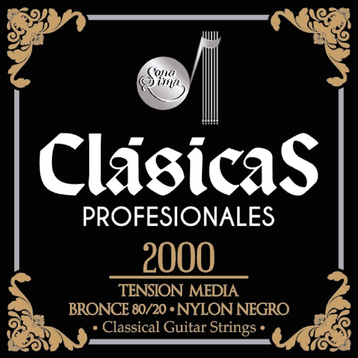 Premier Bronce 80/20 2000 Tensión Normal Cuerdas Para Guitarra Clásica