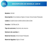 Premier 220-W Tensión Extra Alta Cuerdas Para Guitarra Clásica