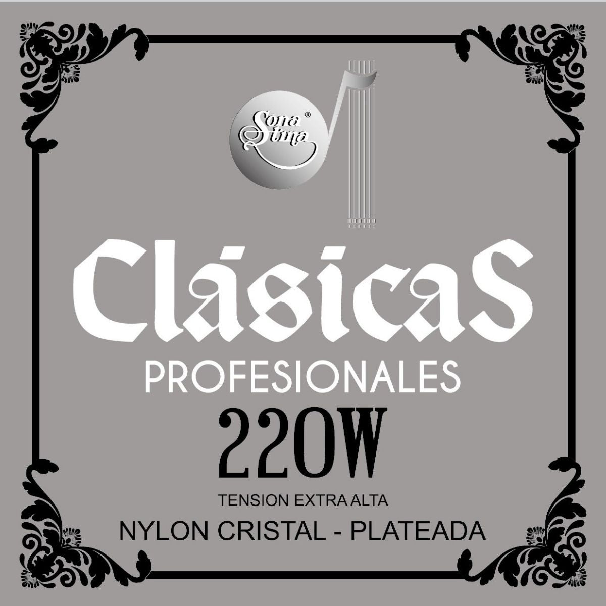 Premier 220-W Tensión Extra Alta Cuerdas Para Guitarra Clásica