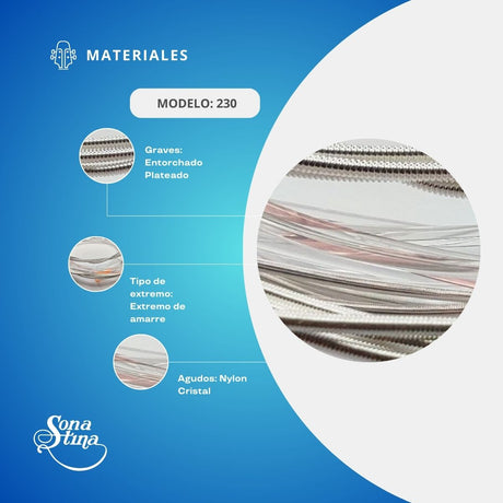 Premier 230 Tensión Media Alta Cuerdas Para Guitarra Clásica