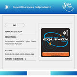 Equinox Titanio 240 Tensión Semi Alta Cuerdas Para Guitarra Clásica