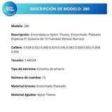 Premier Titanio 280 Tensión Media Cuerdas Para Guitarra Clásica