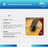 Premier Titanio 280 Tensión Media Cuerdas Para Guitarra Clásica