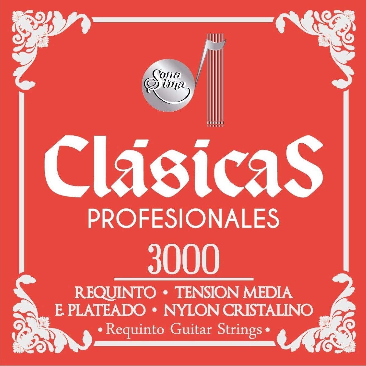 Premier Nylon Cristal 3000 Tensión Moderada Cuerdas Para Requinto