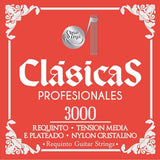 Premier Nylon Cristal 3000 Tensión Moderada Cuerdas Para Requinto