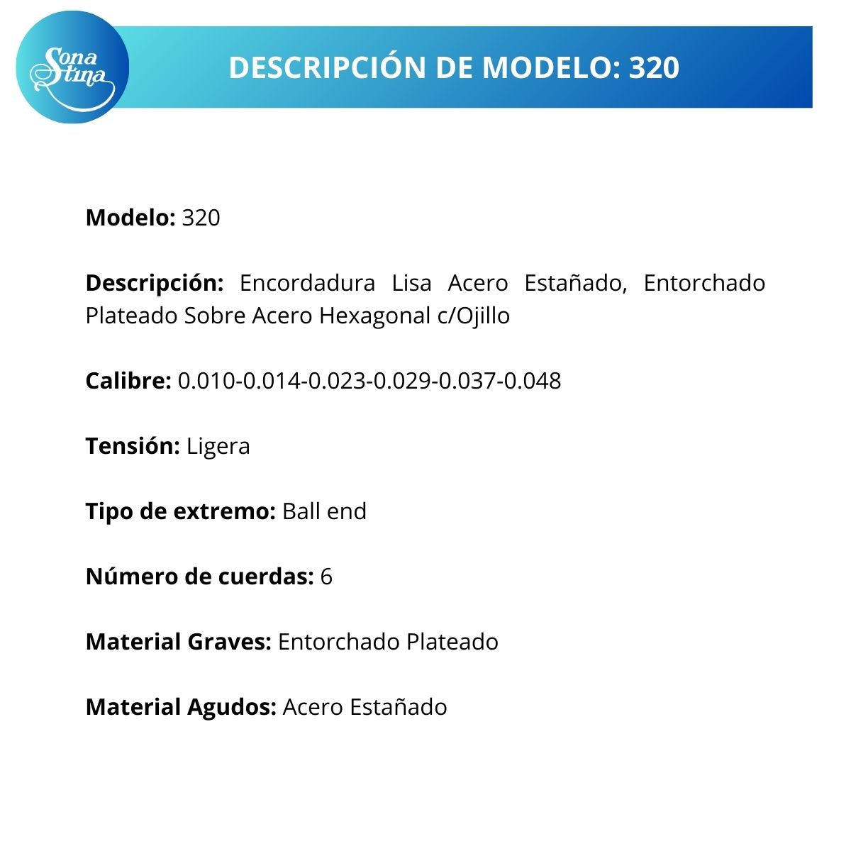 Premier Con Ojillo 320 Tensión Ligera Cuerdas Para Guitarra Clásica