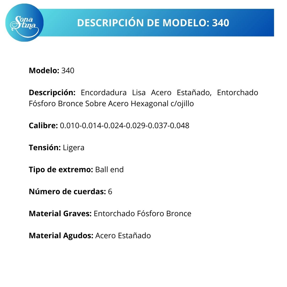 Premier Fosforo Bronce 340 Tensión Ligera Cuerdas Para Guitarra Electroacústica
