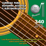 Premier Fosforo Bronce 340 Tensión Ligera Cuerdas Para Guitarra Electroacústica