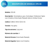 Cuerdas Para Contrabajo Nylon Cristalino Sonatina 370-CB