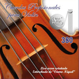 Cuerdas Para Violín 4/4 Sonatina 380 Cromo Níquel Plano