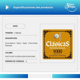 Premier Opal 4000 Tensión Media Cuerdas Para Guitarra Clásica