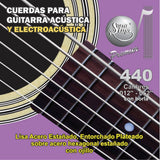 Premier Con Borla 440 Tensión Media Cuerdas Para Guitarra Electroacústica