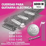Premier Acero Inoxidable 09-42 Cuerdas Para Guitarra Eléctrica 6000-M
