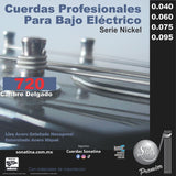 Cuerdas Para Bajo Eléctrico Premier 720 Acero Níquel 40-95