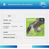 Cuerdas Para Bajo Eléctrico Premier 8000 Acero Inoxidable 40-95