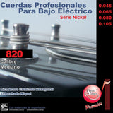 Cuerdas Para Bajo Eléctrico Premier 820 Acero Níquel 45-105