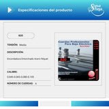 Cuerdas Para Bajo Eléctrico Premier 820 Acero Níquel 45-105