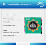 Cuerdas Para Vihuela Sonatina Zenith 950-C Nylon Cristal
