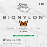 Elements Bionylon E-432 Tensión Media Cuerdas Para Guitarra Clásica