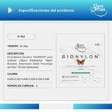Elements Bionylon E-432 Tensión Media Cuerdas Para Guitarra Clásica