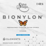 Elements Bionylon E-432.A Tensión Alta Cuerdas Para Guitarra Clásica