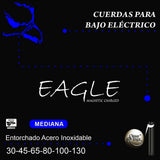 Cuerdas Para Bajo Eléctrico Premier EBM6 32-130 Acero Inoxidable