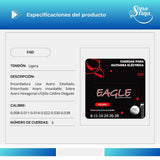 Premier Acero Inoxidable 08-38 Cuerdas Para Guitara Eléctrica EGD