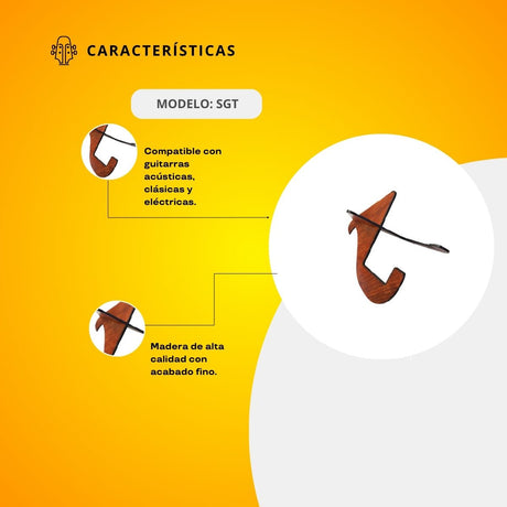 Stand de Madera Universal Para Guitarra SGT