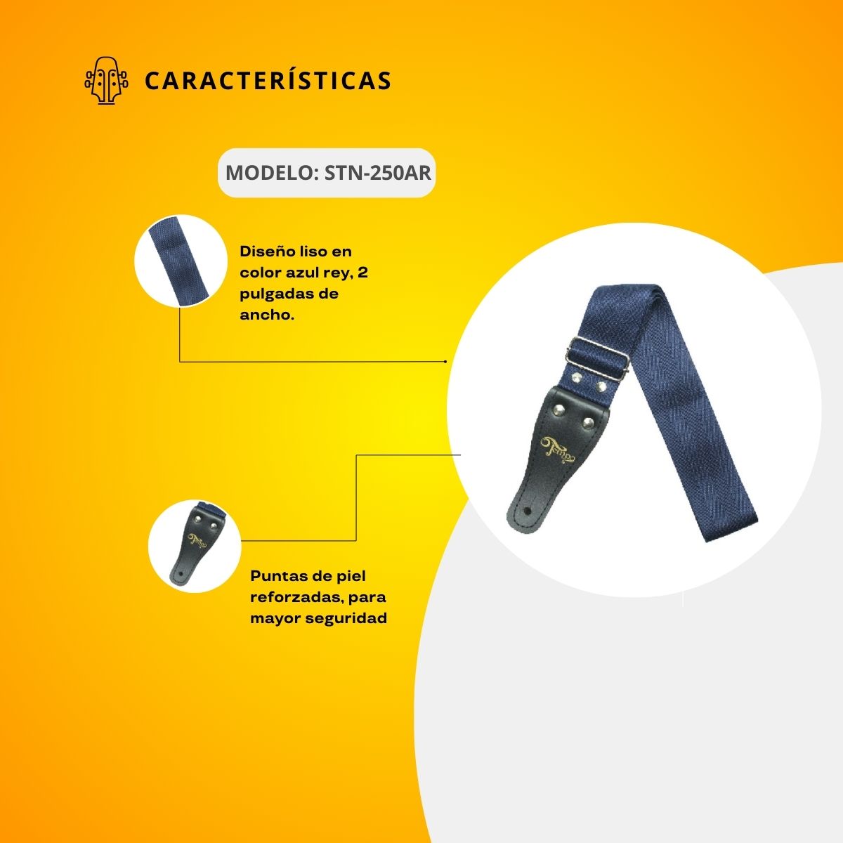 Strap Tempo Color Azul Rey STN-250AR