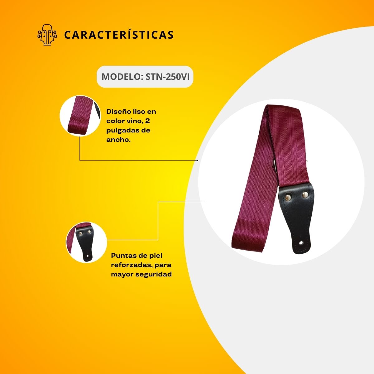 Strap Tempo Color Vino STN-250VI