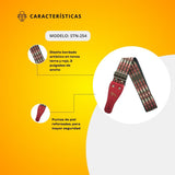Strap Tempo Bordado Gurú Terra Rojo STN-254