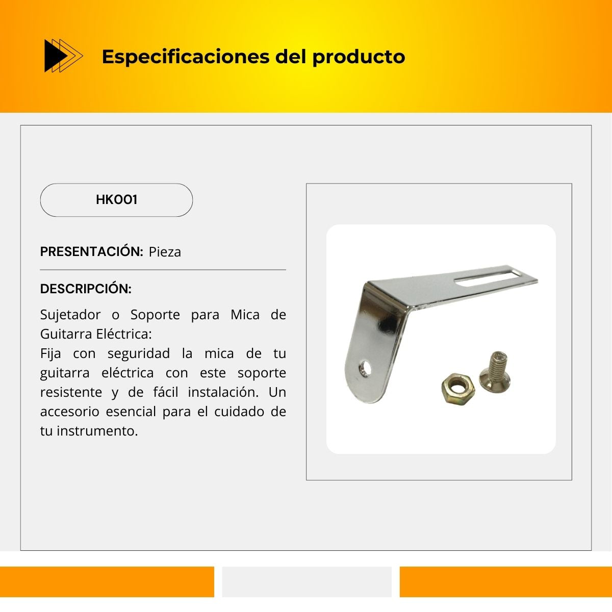 Soporte Para Mica de Guitarra Eléctrica HK001