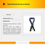 Tahalí Para Guitarra Diseño De Cadena STB-252