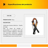 Tahalí Para Guitarra Diseño De Fuego STB-256
