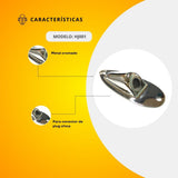 Placa Metálica Para Conector De Plug HJ001