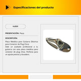 Placa Metálica Para Conector De Plug HJ001
